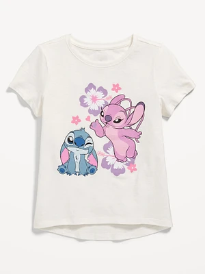 Disney Stitch & Angel Graphic T-Shirt for Girls