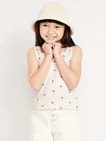 Printed Fitted Tank Top for Girls
