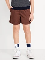 Above Knee Twill Pull-On Shorts for Boys