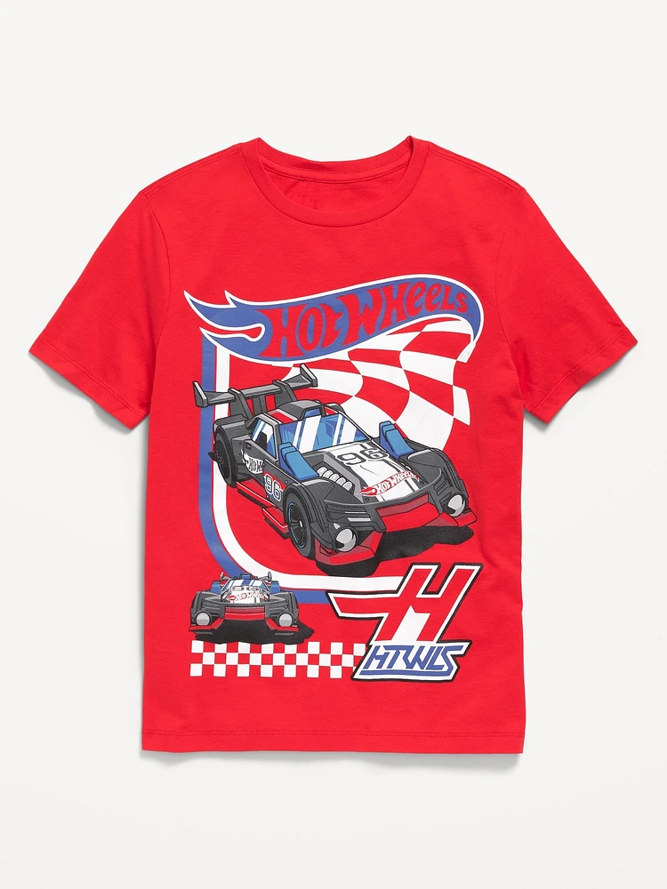 Hot Wheels Gender-Neutral Graphic T-Shirt for Kids