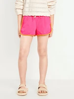 Dolphin-Hem French-Terry Cheer Shorts for Girls