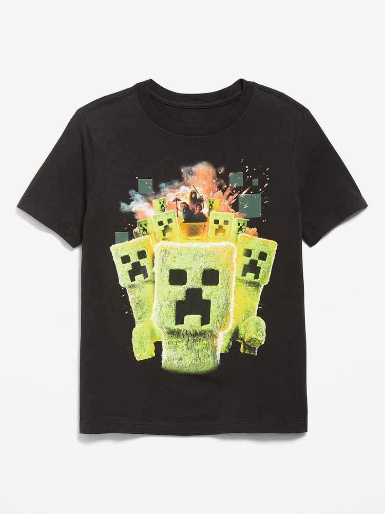 Minecraft Gender-Neutral Graphic T-Shirt for Kids