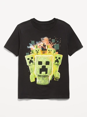 Minecraft Gender-Neutral Graphic T-Shirt for Kids