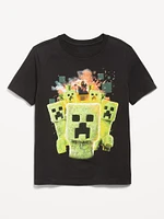 Minecraft Gender-Neutral Graphic T-Shirt for Kids