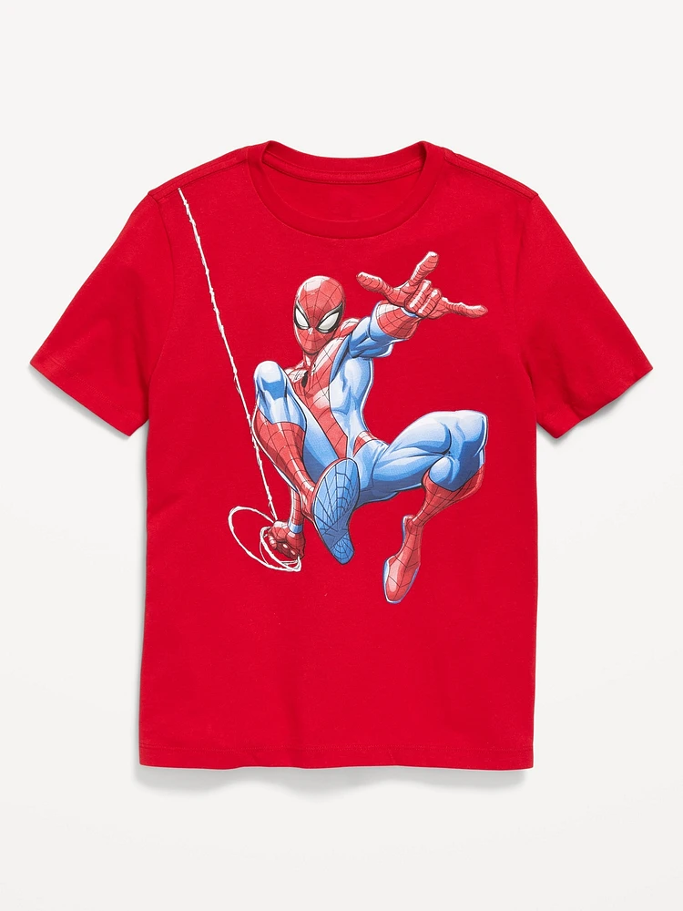 Marvel Spider-Man Gender-Neutral Graphic T-Shirt for Kids