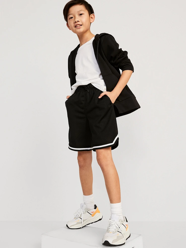 Mesh Basketball Shorts for Boys (At Knee