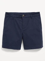 School Uniform Twill Bermuda Shorts for Girls