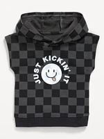 Printed Dolman-Sleeve French Terry Pullover Hoodie for Baby