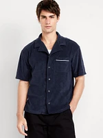 hort-leeve Cropped Terry hirt