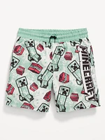 inecraft Graphic Swim Trunks for Boys