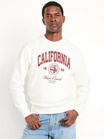 Loose Graphic Rotation Crew-Neck Sweatshirt