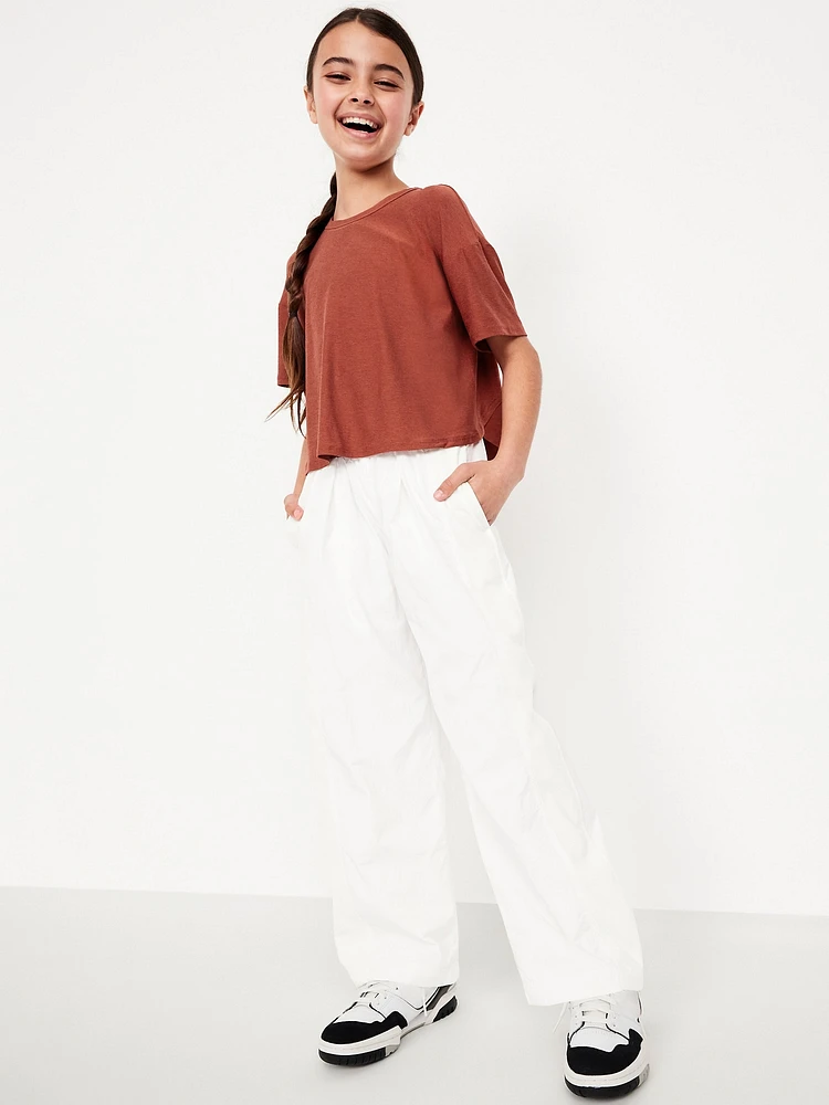 CloudMotion Cropped Performance T-Shirt for Girls