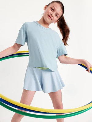 CloudMotion Cropped Performance T-Shirt for Girls