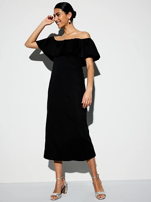The Occasion by Old Navy Ruffle Midi Dress