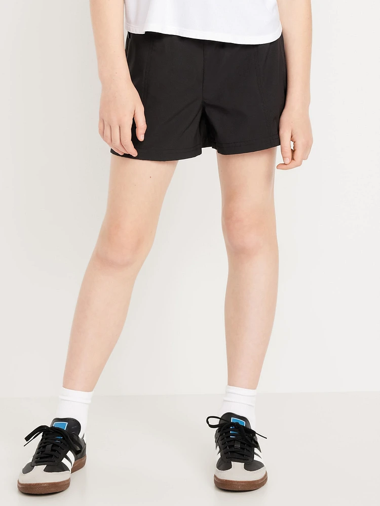 High-Waisted tretchTech Performance horts for Girls