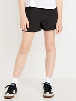 High-Waisted tretchTech Performance horts for Girls