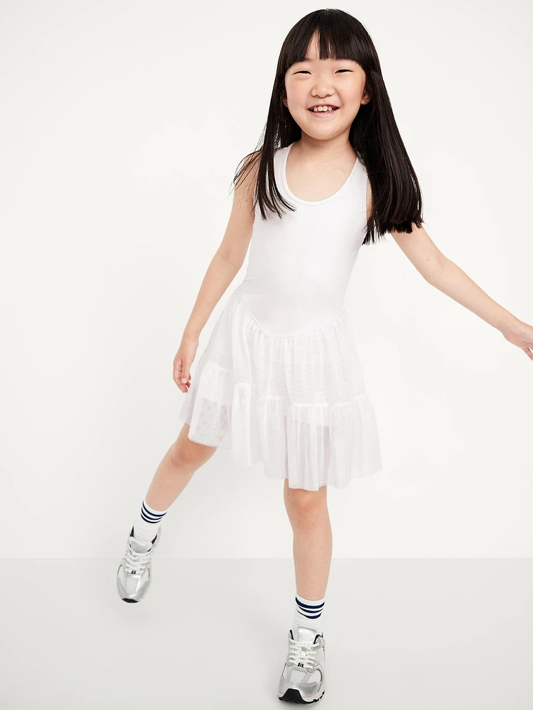 Poweroft leeveless Tutu Athletic Dress for Girls