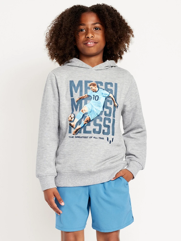 Messi Gender-Neutral Graphic Hoodie for Kids