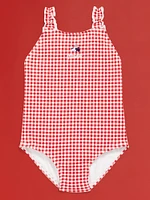 Old Navy x Disney Minnie Mouse Textured One-Piece Swimsuit for Toddler Girls