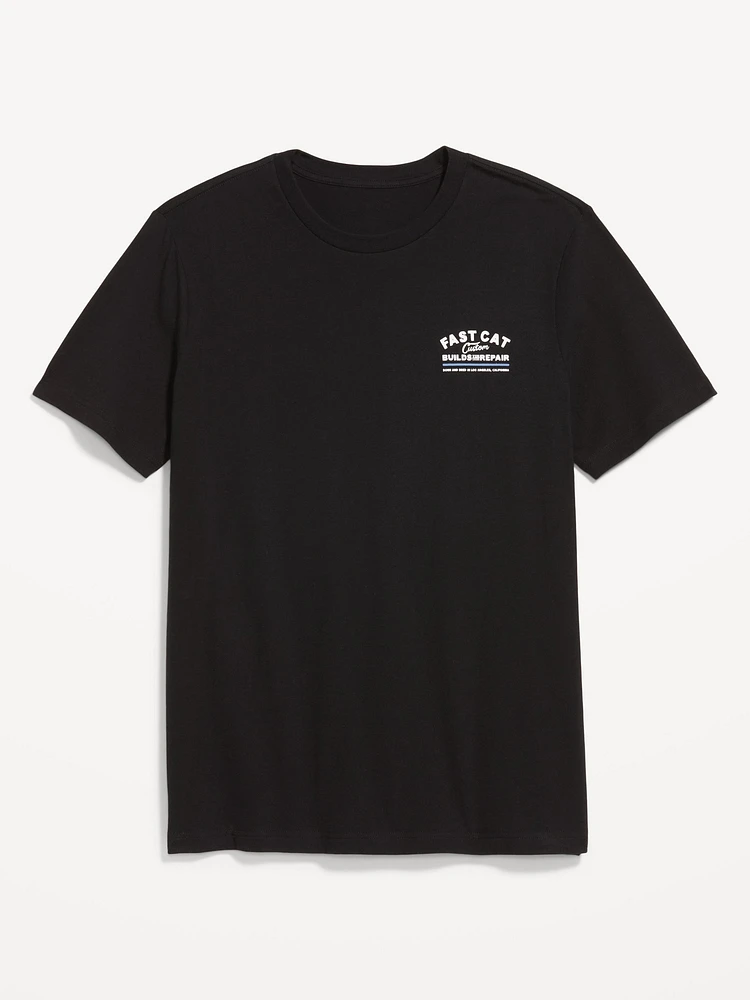 Crew-Neck Graphic T-hirt