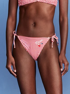 Old Navy x Disney innie ouse Gingham String Bikini Swim Bottoms