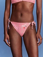 Old Navy x Disney innie ouse Gingham String Bikini Swim Bottoms