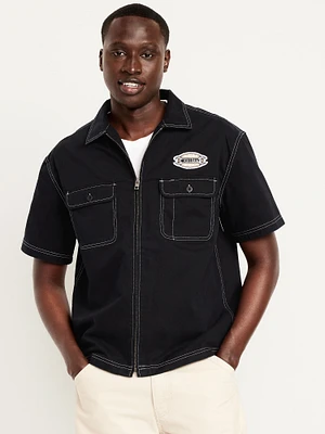 hort-leeve Moto Zip hirt