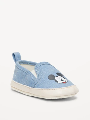 Disney  Mouse Canvas Slip-On Sneakers for Baby