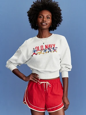 Old Navy x Disney SoComfy Logo-Graphic Sweatshirt