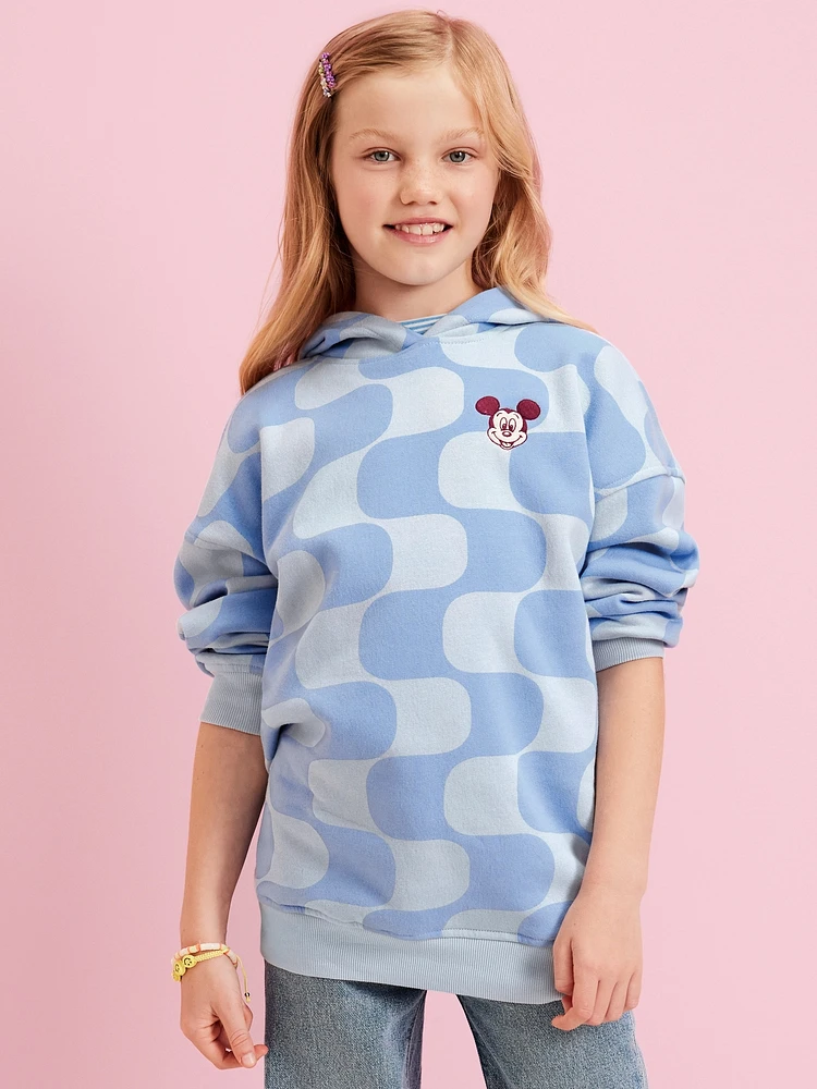 Old Navy x Disney Oversized Graphic Pullover Tunic Hoodie for Girls