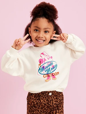 Old Navy x Disney Minnie Mouse Crew-Neck Sweatshirt for Toddler Girls
