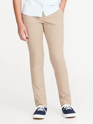 Skinny School Uniform Pants for Girls