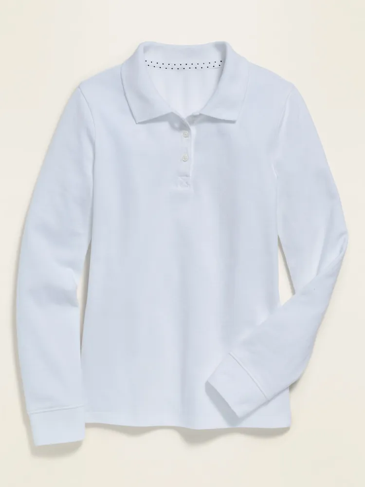 Uniform Pique Polo Shirt for Girls