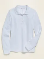 Uniform Pique Polo Shirt for Girls