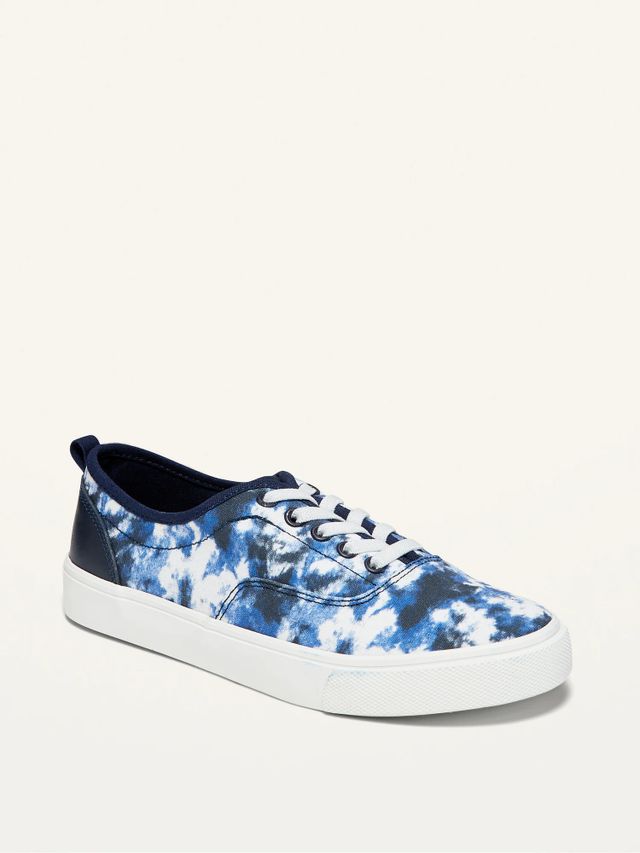 Gender-Neutral Tie-Dye Lace-Up Sneakers for Kids