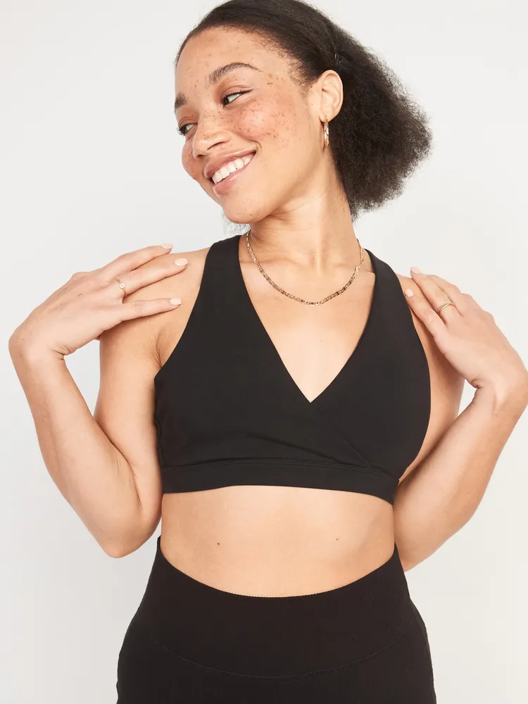 Soutien-gorge de sport de Maternité et d’allaitement à devant croisé PowerChill à maintien léger