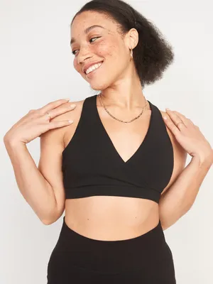 Soutien-gorge de sport de Maternité et d’allaitement à devant croisé PowerChill à maintien léger