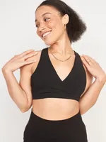 Soutien-gorge de sport de Maternité et d’allaitement à devant croisé PowerChill à maintien léger