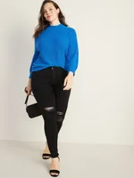 Mid-Rise Rockstar Super-Skinny Ankle Jeans