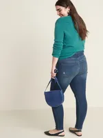 Mid-Rise Distressed Rockstar Jeggings for Women