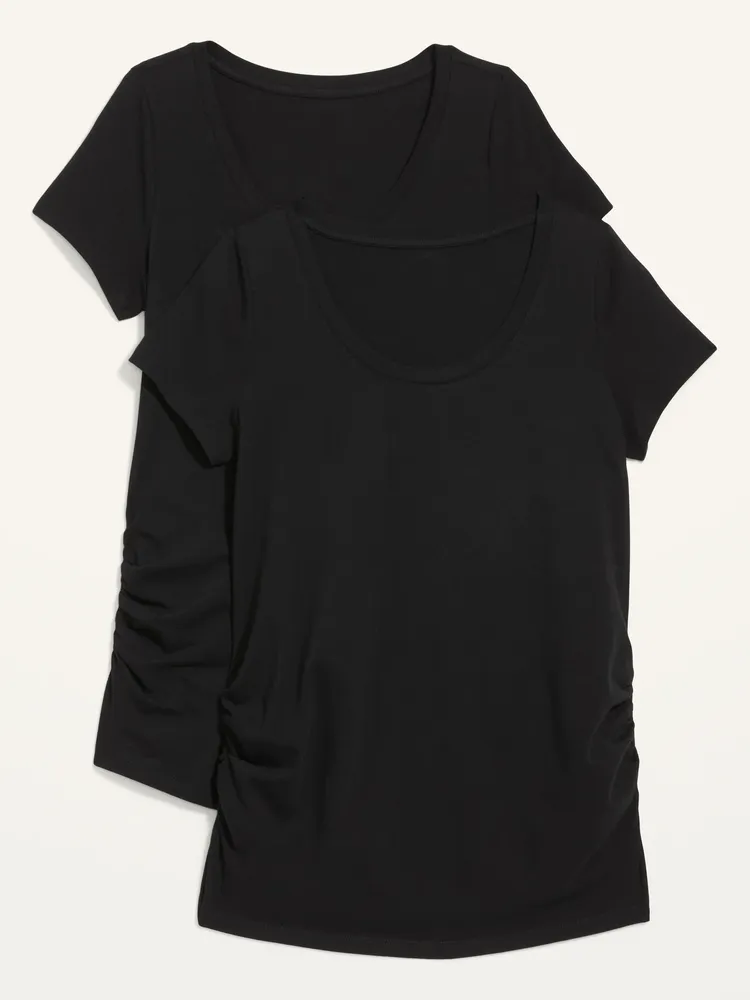 T-shirt de maternité à encolure échancrée