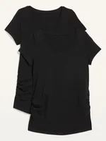 T-shirt de maternité à encolure échancrée