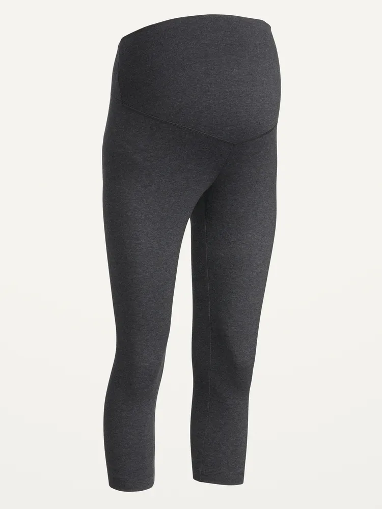Legging de maternité court à panneau