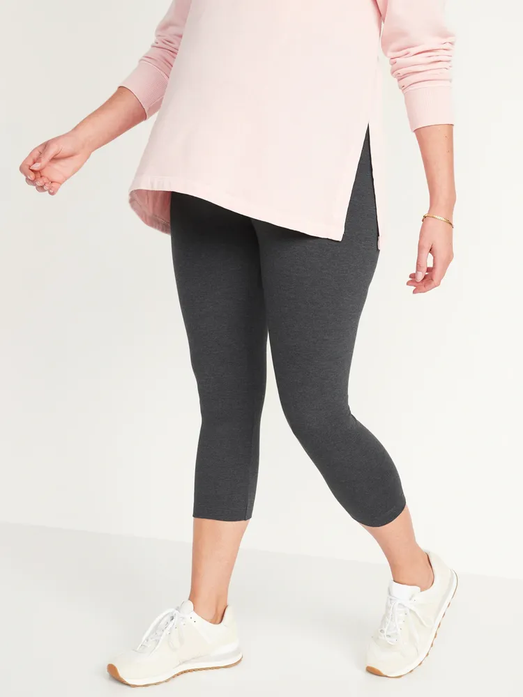 Legging de maternité court à panneau