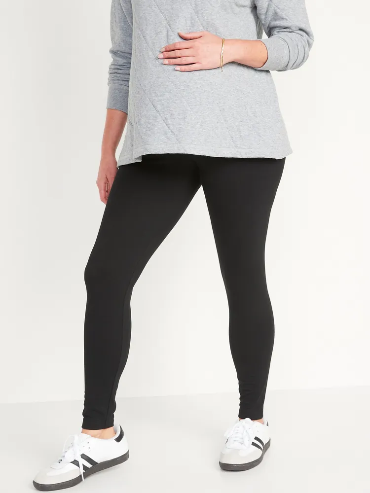 Legging de maternité à panneau couvrant
