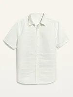Classic Fit Textured Dobby Everyday Shirt