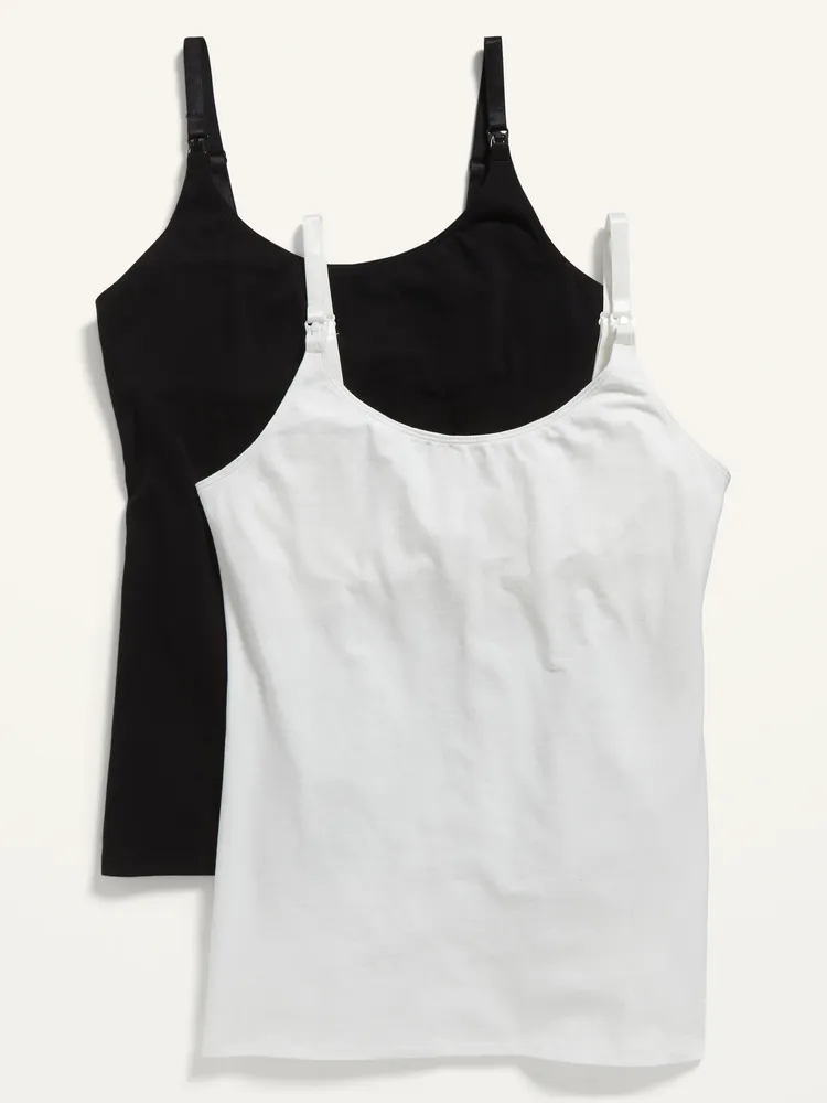 Camisole de maternité et d'allaitement à superposer, paquet de 2