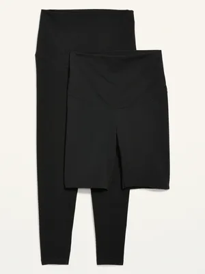 Legging et cuissard de maternité PowerChill longueur 7/8 à taille rabattable