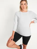 Short de vélo maternité PowerChill à taille rabattable, entrejambe 20 cm