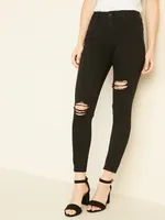 Mid-Rise Rockstar Super-Skinny Ankle Jeans